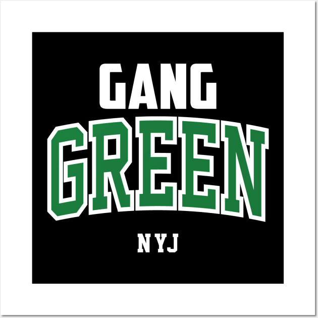 Gang Green Football Wall Art by funandgames